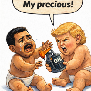 Politik Mizah, Meme Dijital Baskı – Poster / Tişört / Kupa Tasarımı – “This is mine! My precious!” – 4500x5400 PNG 300 DPI