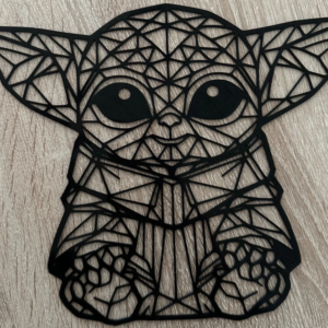 Bebek Yoda - Groku - duvar dekoru