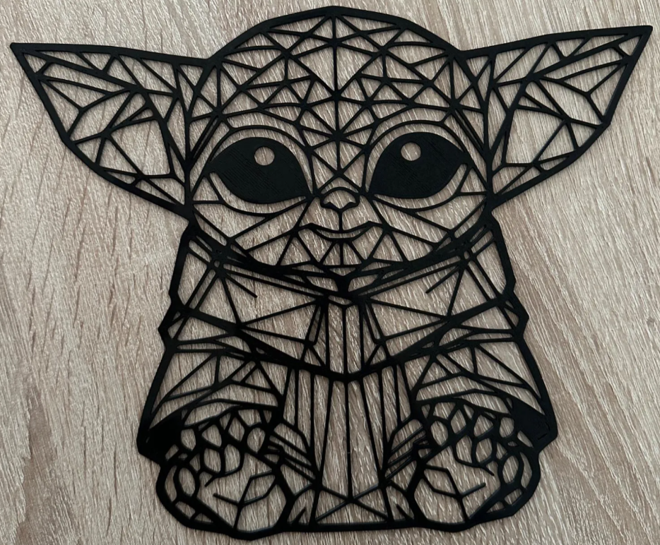 Bebek Yoda - Groku - duvar dekoru