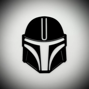 Star Wars: Mandolarian kaskı duvar dekoru