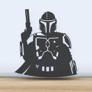 Star wars: Mandalorian duvar dekoru