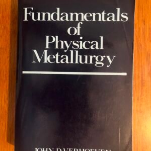 Fundamentals of physical metallurgy